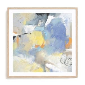 Artey | No Strings Attached II - Framed Print - Natural Frame - 70 x 70cm