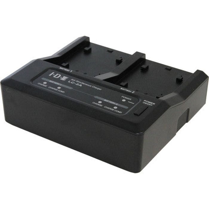 IDX Dual Battery Charger for select Canon, Panasonic and Sony batteries