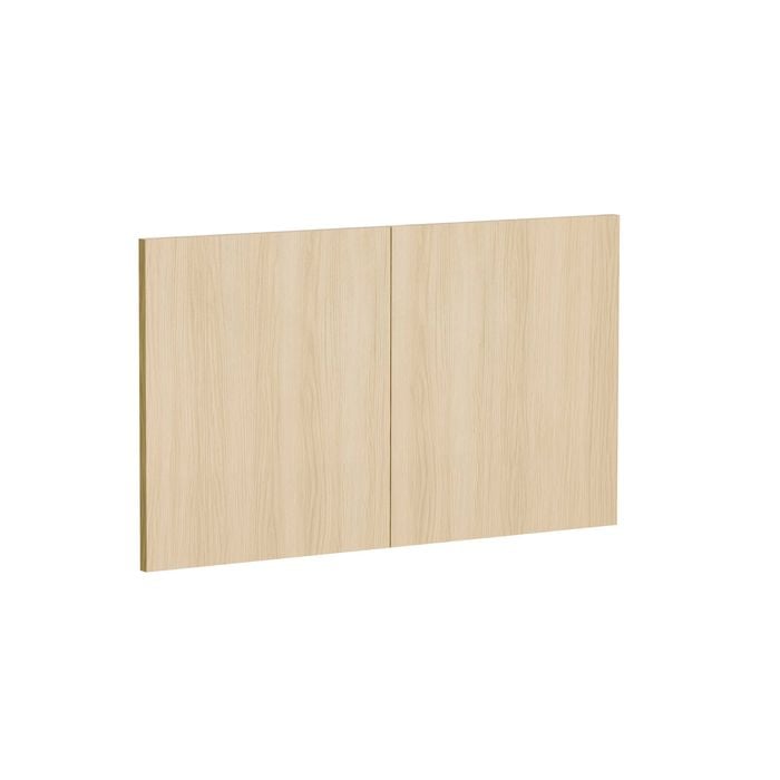 Kaboodle 800mm Honey Oak Modern Farmhouse Sink Doors - 2 Pack