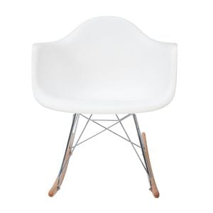 Sk Designer Living | Replica Eames Rar Rocking Chair | Plastic - White