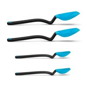 Dreamfarm 28cm Supoon x 2 & 20cm Mini Supoon x 2 in Dreamfarm Blue Set 4