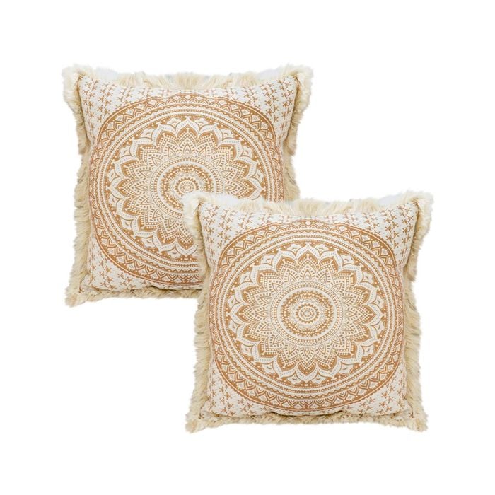SOGA 2X 50CM Cotton Throw Pillow