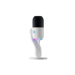 Logitech Yeti GX Dynamic RGB Desktop Gaming Microphone (White)