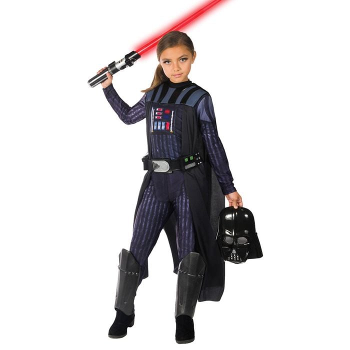 Star Wars Size M Darth Vader Deluxe Kids/Girls Costume w/ Mask Cosplay Party