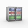 Thermaster Two Door Stainless Steel Bar Cooler  - Commercial Bar Fridges (sc248sg)