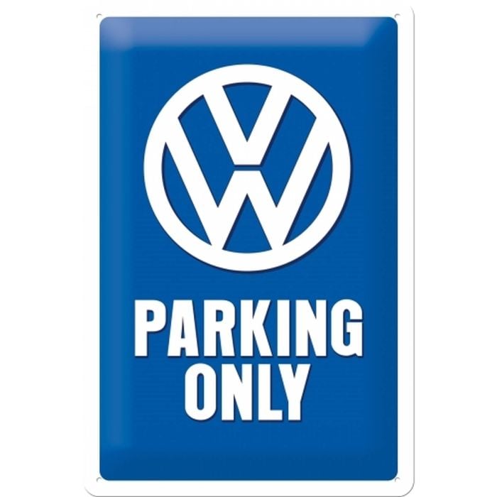 Nostalgic Art 20x30cm Medium Wall Hanging Sign VW Parking Only