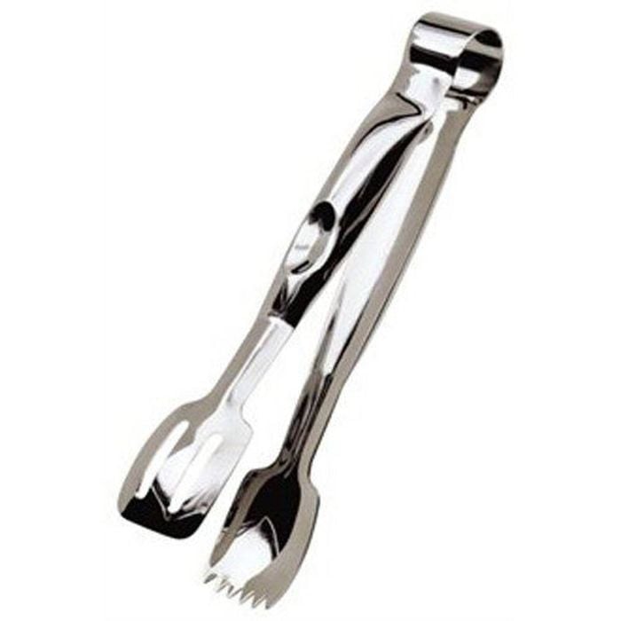 Vogue Buffet Tongs Stainless Steel Cool-touch Slotted Head 235mm Professional Catering Serving Utensil