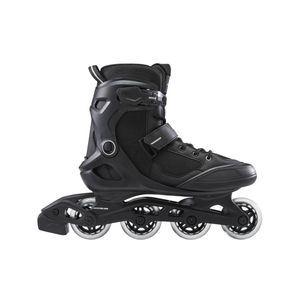 Decathlon - Men'S Inline Fitness Skates Fit100 - Black/Silver - Au 5 - Eu 38