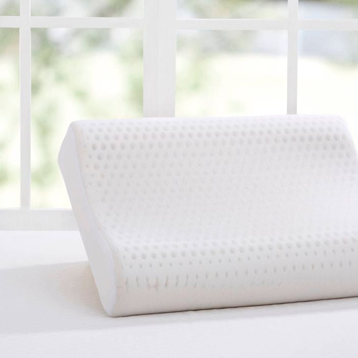 Dreamaker 100% Natural Latex Contoured Pincore Pillow 60x40cm