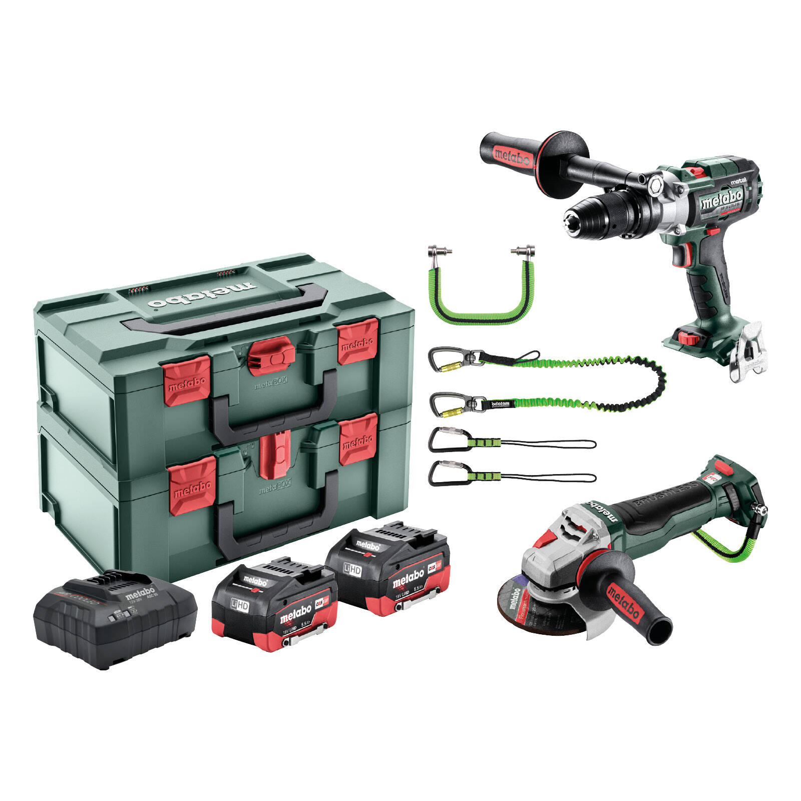 Metabo 18V 2 Piece Hammer Drill & Grinder Kit AU68205850 product image