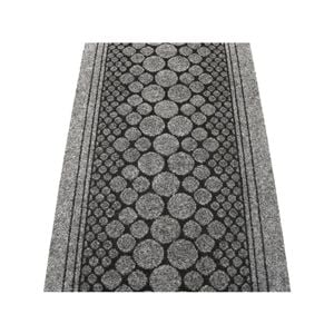 Ideal DIY 67cm Grey Circles Liverpool Carpet Runner
