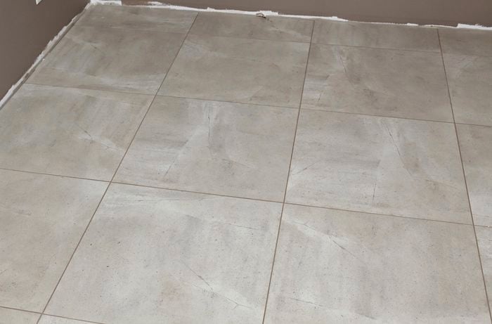 A clean tiled floor