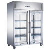 FED-X S/S Two Full Glass Door Upright Freezer 