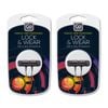 2PK Go Travel Lock & Wear Earphones - Black