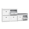 Artiss Shoe Cabinet Bench Set Flip Drawer Hallway Living Room White