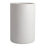 Tuscan Path 50cm White Harper Cylinder Pot