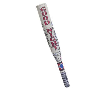 Harley Quinn Neoprene Bat from Birds of Prey Foam Toy with Good Night Print, ONE-SIZE