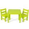 Costway Kids Activity Play Table Set Green