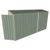 Build-a-Shed 0.8 x 3.7 x 2m Skillion Single Hinged Door Shed - Green