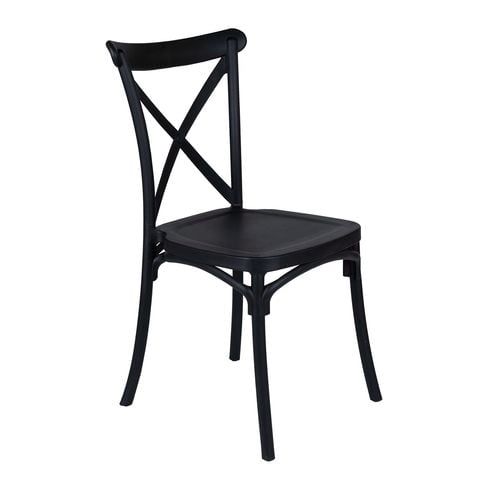 Marquee Black Cross Back Dining Chair Bunnings Australia