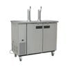 Polar G-series Direct Draw Beer Dispenser (2 Keg 2 Tap) Stainless Steel - Commercial Beer Keg Dispensers (ge633-a)