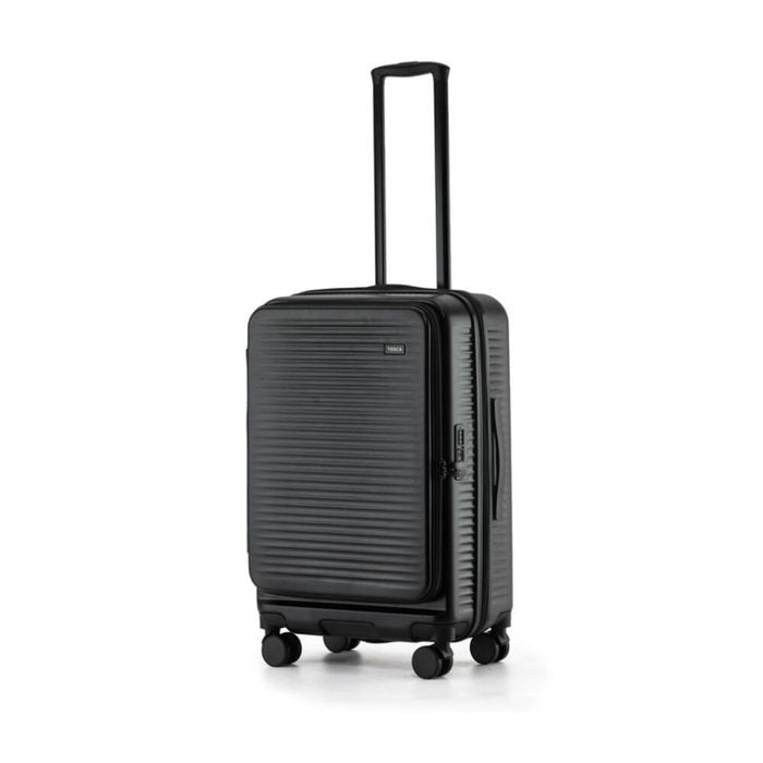 Tosca Zen Medium Suitcase Travel Luggage W/ Wheels & Combination Lock 65cm Black
