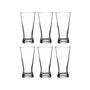 Crown Pilsner Beer Glasses 200ml - Set of 6