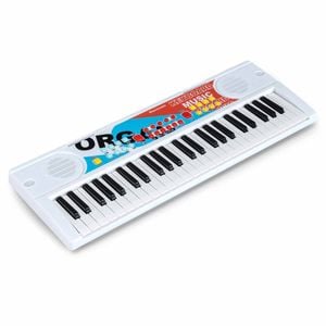 Costway 49-Key Electric Keyboard Digital Piano Music Instrument Toy White