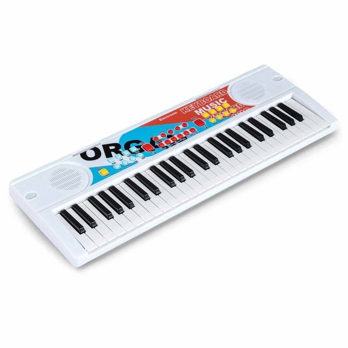 Costway 49-Key Electric Keyboard Digital Piano Music Instrument Toy White