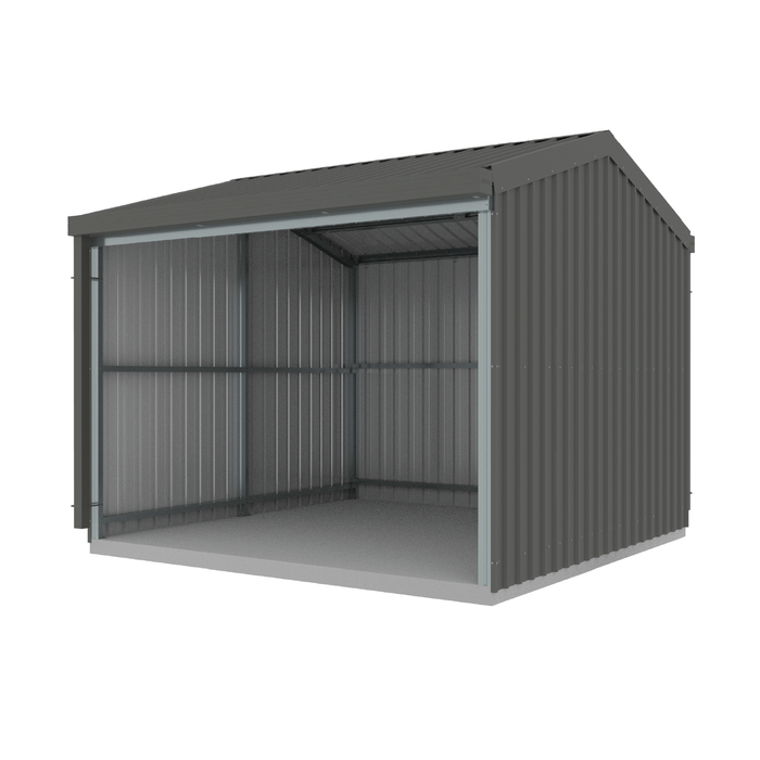 Absco Sheds 3.0 x 3.0 x 2.53m Rural Shed – Woodland Grey