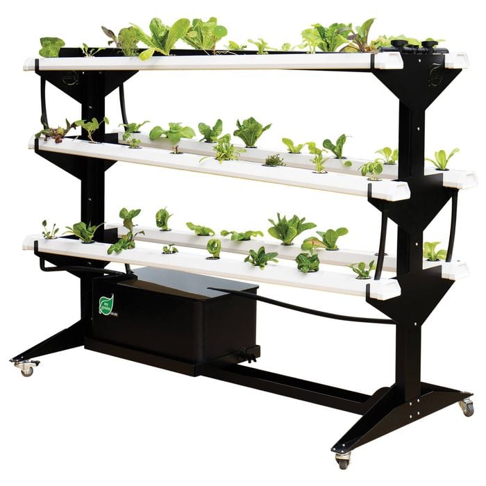 My Greens 48 Plant Black Hydroponic Tower Kitset