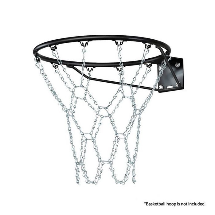 Everfit Basketball Hoop 12 Ring Net Metal Braided Chain