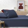 Accessorize Stone Washed Cotton Fitted Sheet Set Denim - SB