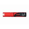 Uni Chisel Tip Chalk Marker 8.0mm (Red)