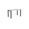Olg Axis Table 4 Leg Black Frame White Top L900mm X W600mm
