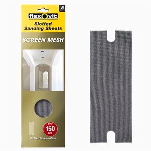 Flexovit Timber Slotted Sanding Sheet 108 x 372mm 5pk - 150 Grit