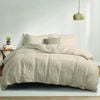 Bas Phillips Berkshire Cotton Waffle Quilt Cover Set King Birch