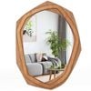 Costway Vanity Mirror 90x66cm Decorative Wall Mirror Home Decor Wood