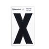 Sandleford 85mm Black Cut Out Self Adhesive House Letter X