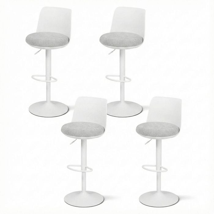 Artiss Bar Stools x4 64cm White