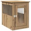vidaXL Dog Crate Furniture Artisan Oak 45x62x59 cm dog kennel
