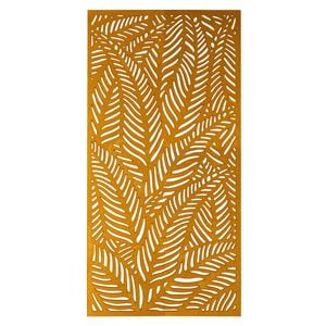 Jack 1800 x 900 Ferns Weathering Steel Screen
