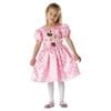 Minnie Mouse Satin Dress Halloween Costume with Puffy Sleeves and Tulle Underskirt – Pink Colour, 3-5 Years
