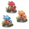 Kazoo Mushroom House W/Plants (19505)