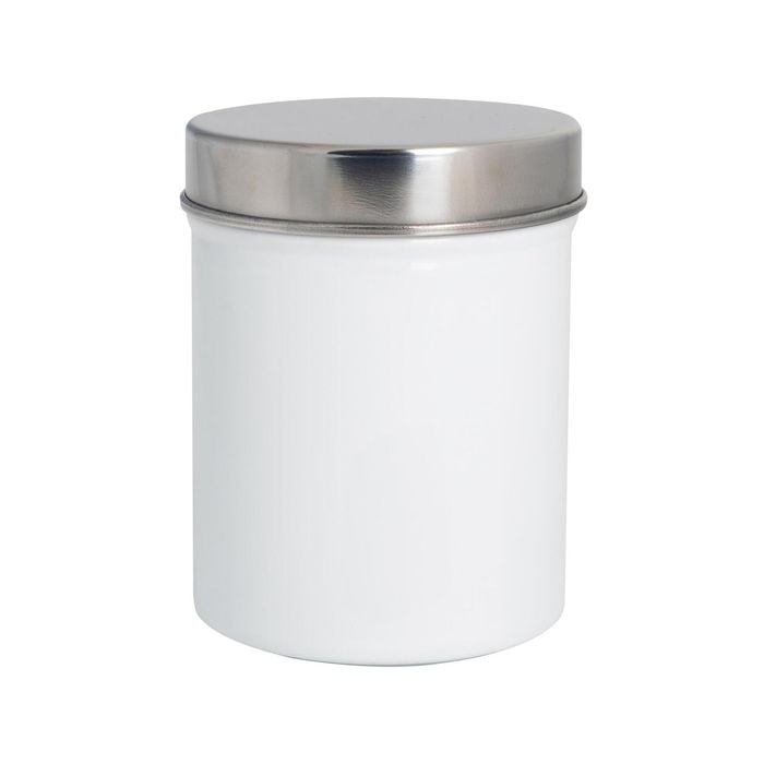 Harbour Housewares Round Metal Storage Canisters - 1L - Pack of 1