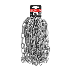 Pinnacle 5mm 3/16" x 10m Zinc Plated Chain