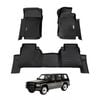 AUSGO Car Floor Mats for Nissan Patrol GQ Y60 1988-1997 All-Weather Floor Liners