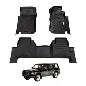AUSGO Car Floor Mats for Nissan Patrol GQ Y60 1988-1997 All-Weather Floor Liners