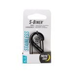 Nite Ize S-Biner Dual Carabiner S/S #2 - 3 Pack - Black/Stainless