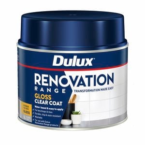 Dulux 1L Gloss Clear Coat Renovation Range Waterbased Interior Coating